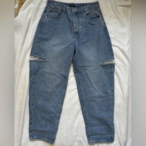 Pretty little things size 8 jeans. Slits on both sides. Oversized.